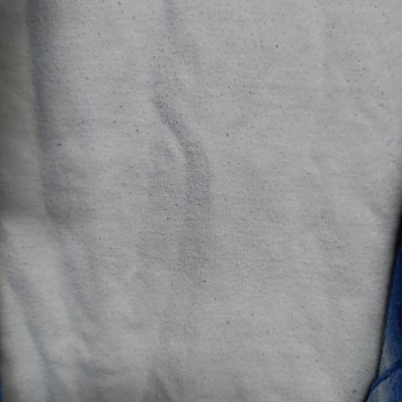 Blue and White Stripped Attached Cardigan and Shirt - Picture 3 of 8